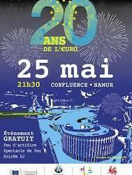 20e ANNIVERSAIRE DE L’EURO I RENDEZ-VOUS LE 25 MAIS À 21H30 sur le site de la Confluence