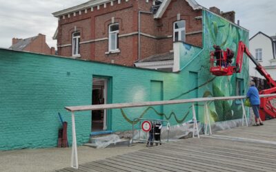 AUJOURD’HUI I A JAMBES – Fresque