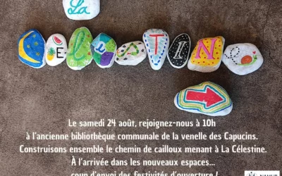 Le 24 août prochain, La Célestine, nouvelle bibliothèque de Namur ouvrira ses portes au public!