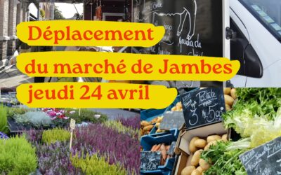 INFO MOBILITÉ AU MARCHÉ DE JAMBES