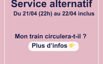 MOBILITÉ I GRÈVE DES TRAINS du 21 au 22 avril