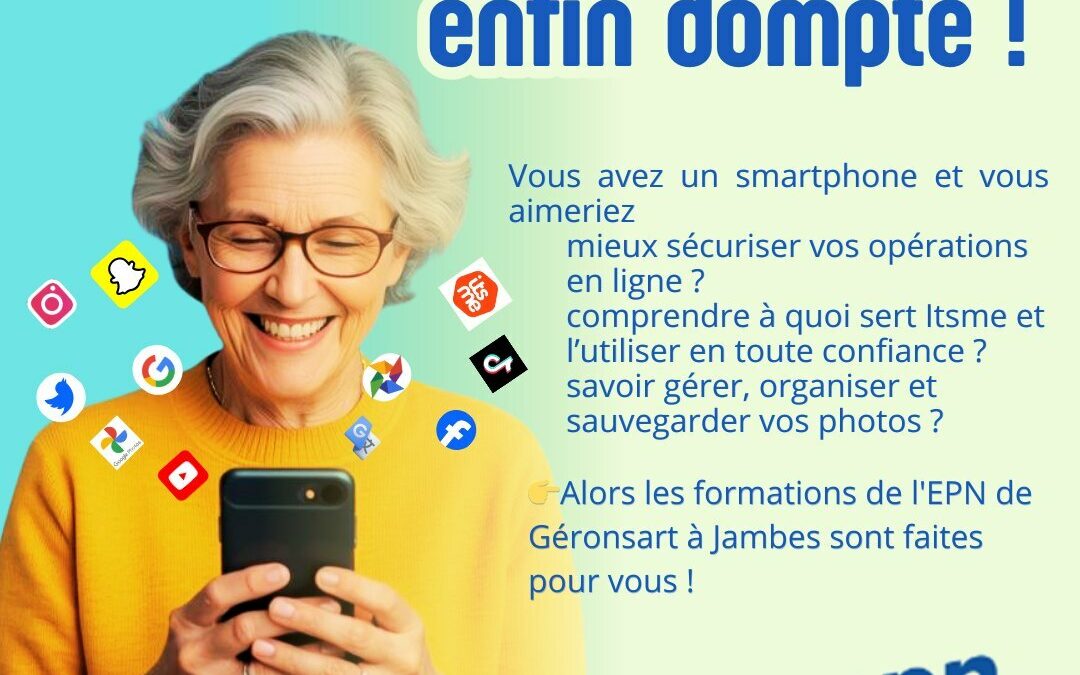 Ateliers numériques à l&rsquo;EPN de Géronsart